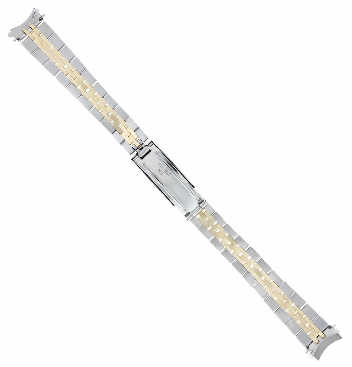 13MM LADIES 18K/SS TWO TONE REPLACEMENT WATCH BAND STRAP FOR 76193, 76243, 69163