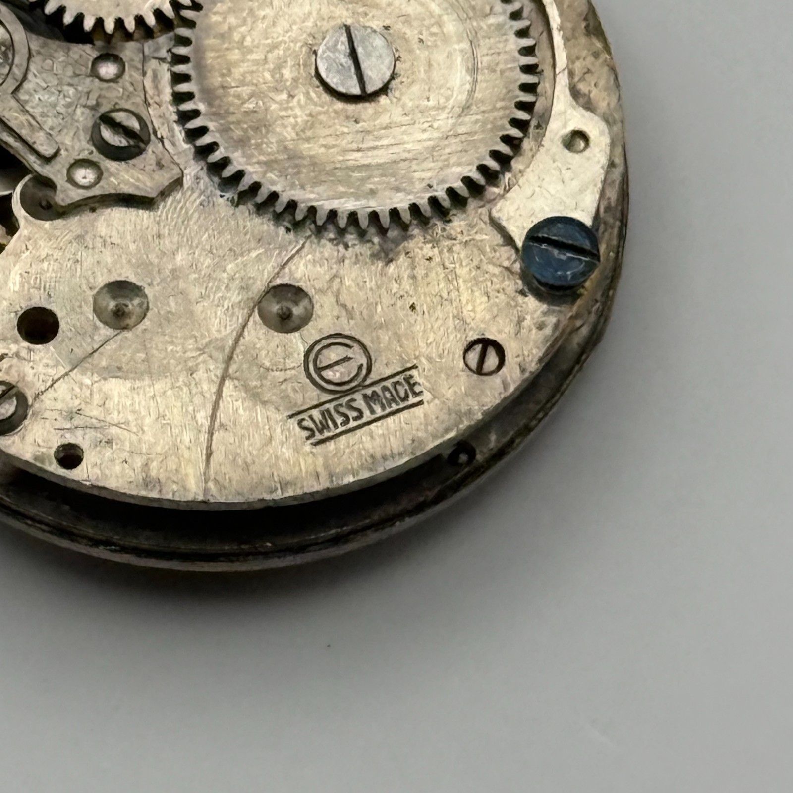 Ebosa 119 Watch Movement Rocar Sub Seconds Manual Wind Vintage Parts 23.7mm