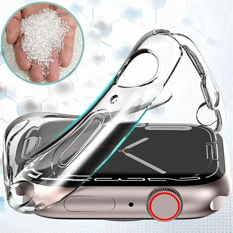 Soft TPU Screen Cover for Apple Watch –IWatch Ultra, Series 1-10, SE, and More