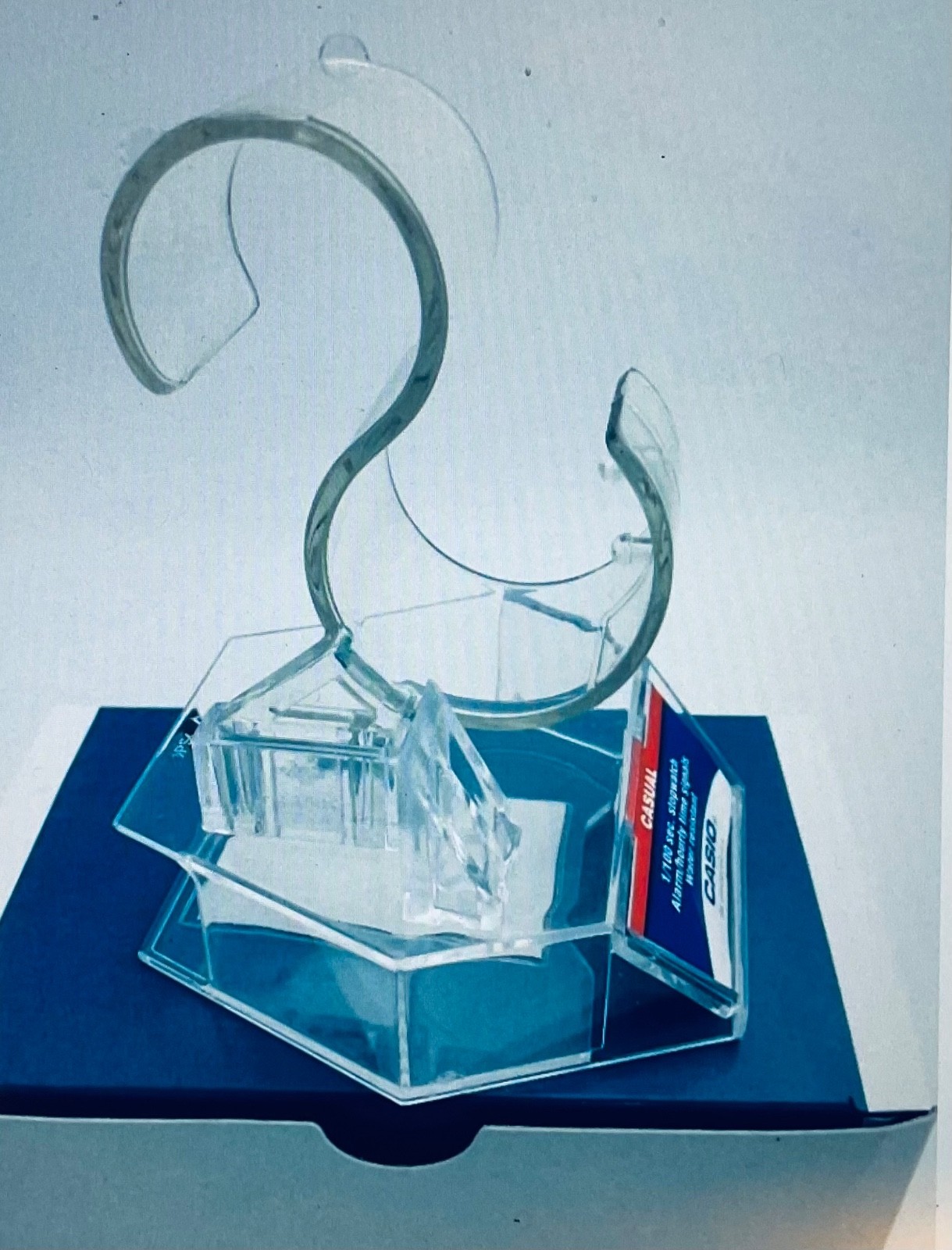 6 New Casio Display Watch Box-Blue Gift Box Watch Cradle OEM BOX Classic Ventage