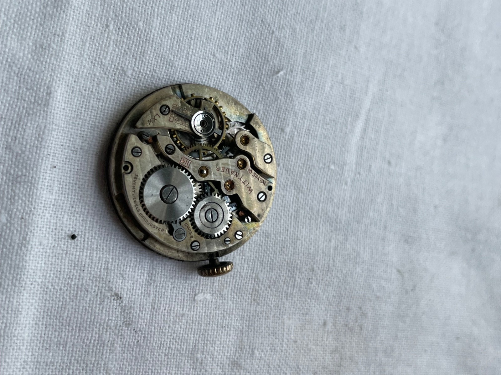 Wittnauer 11K – movement for mens watch AS IS, lot 2105