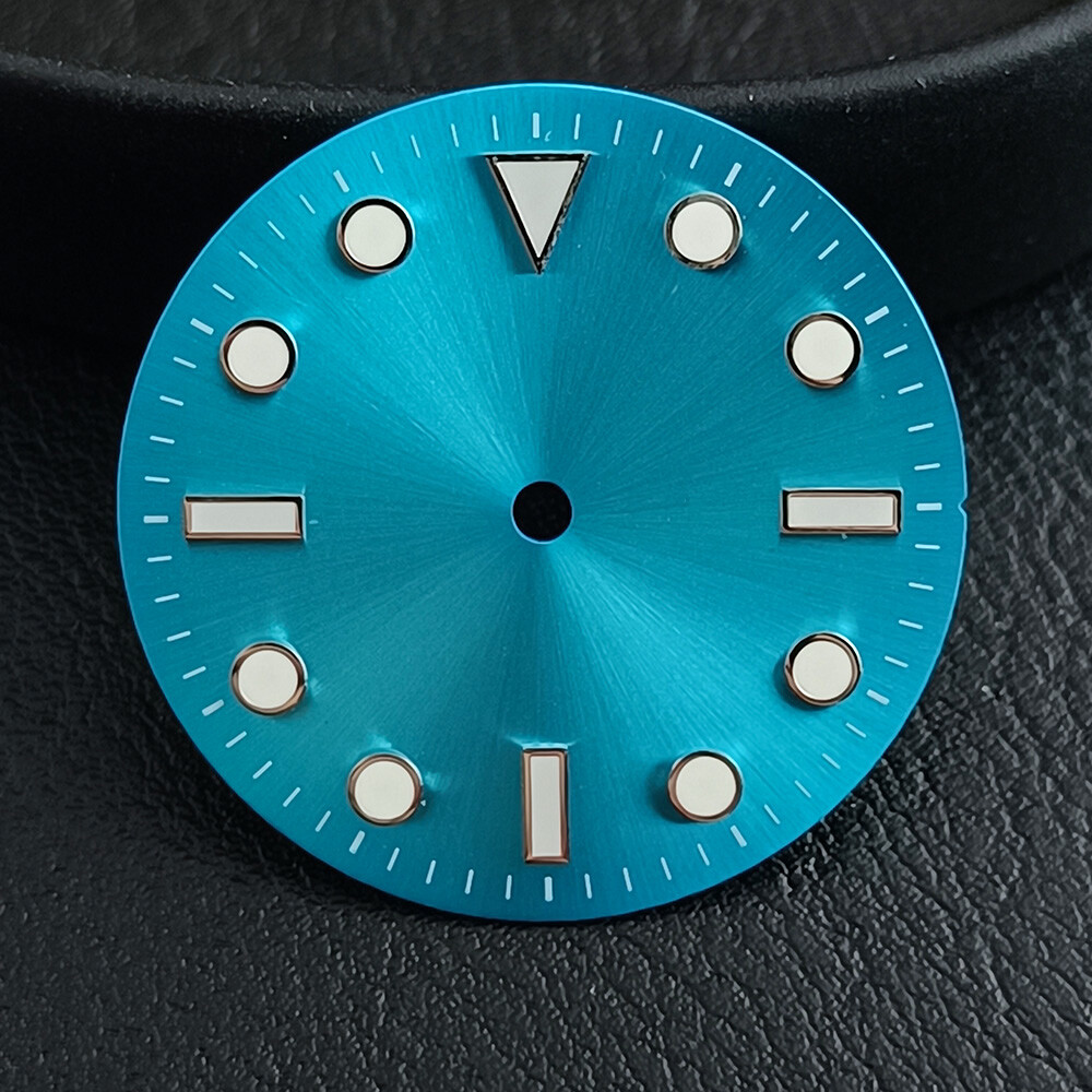 28.5mm nh35 dial green luminous for NH35/36 mechanical movements dial accessorie