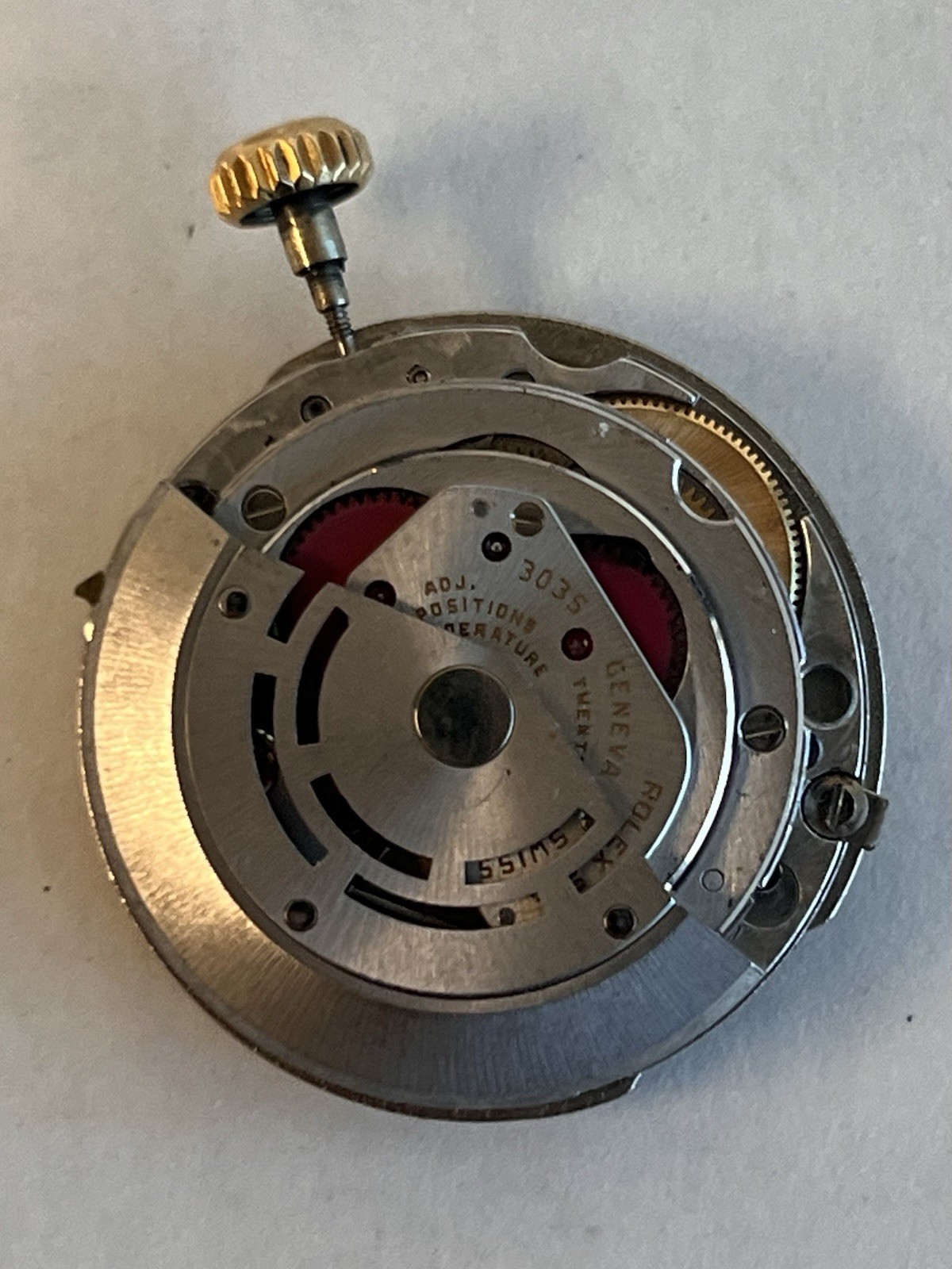 Genuine Rolex Caliber 3055 Automatic Day Date Movement