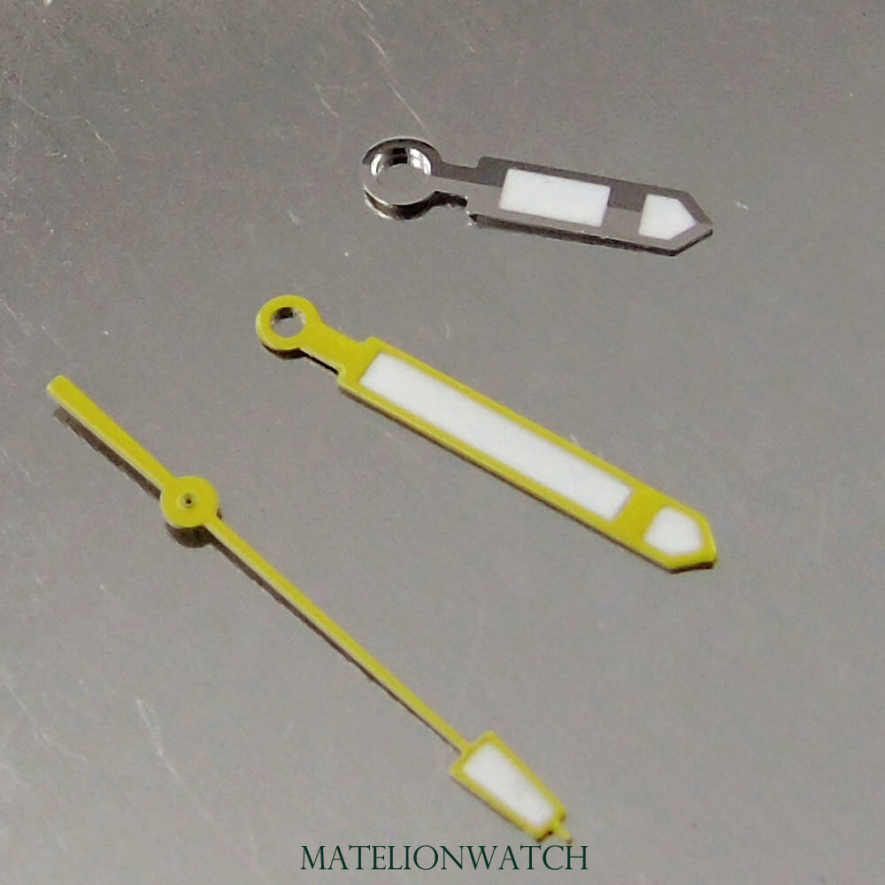 Super luminous yellow watch hands parts fit for Miyota8215 821A DG2813 movement