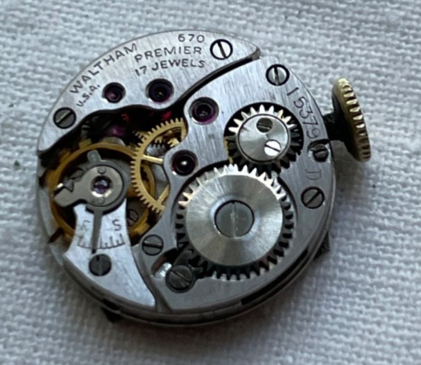 Waltham Premier 670 – movement for ladies watch RUNS, lot 1606