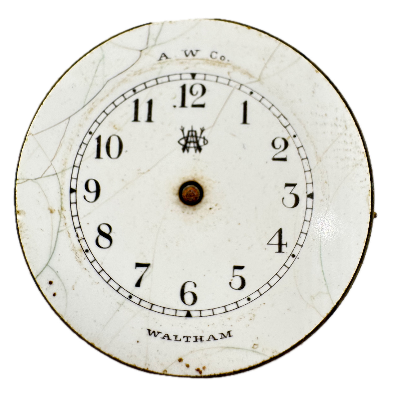 Antique 0s 1891 Waltham 7 Jewel Mechanical Hunter Pocket Watch Movement M USA