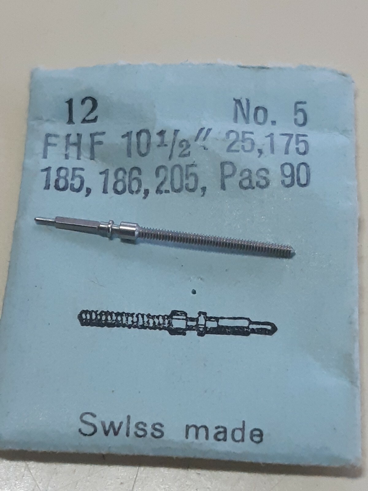 FHF 25 175 185 186 205 Stem 1 X Piece New Old Stock Unused Free Postage