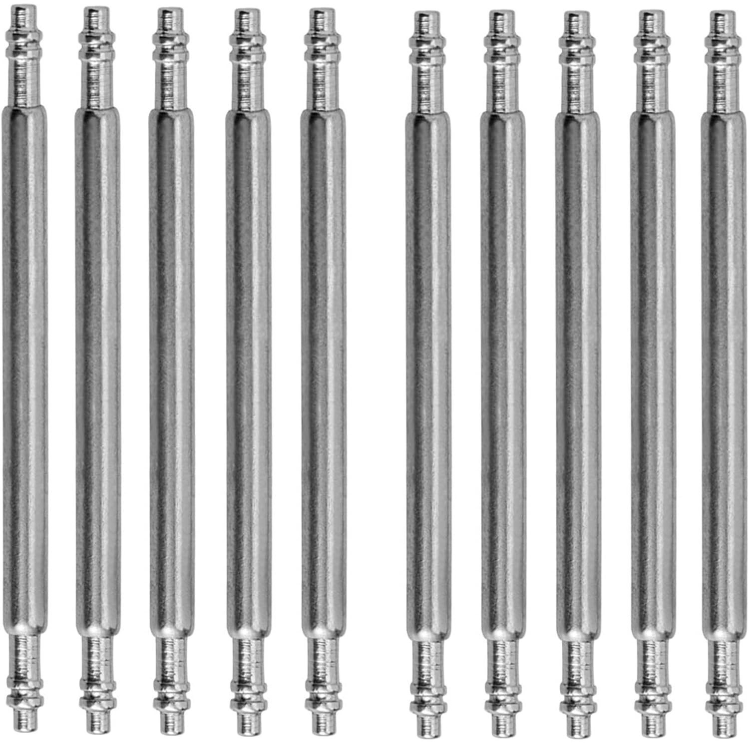 14mm 16mm 18mm 20mm 22mm 24mm Spring Bars, Watch Pins φ1.5mm Diameter 10pcs