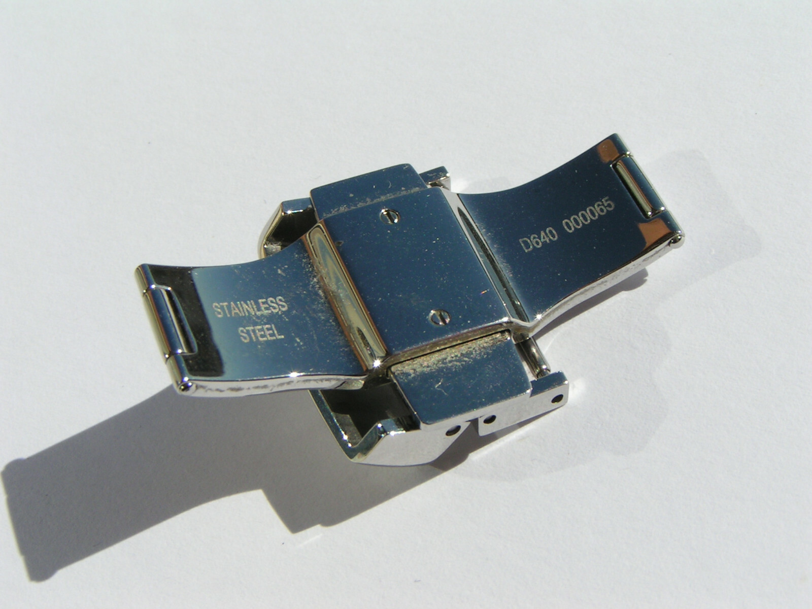UNION GLASHÜTTE SA Stainless Steel 20mm Deployment Deployant Clasp Buckle I261