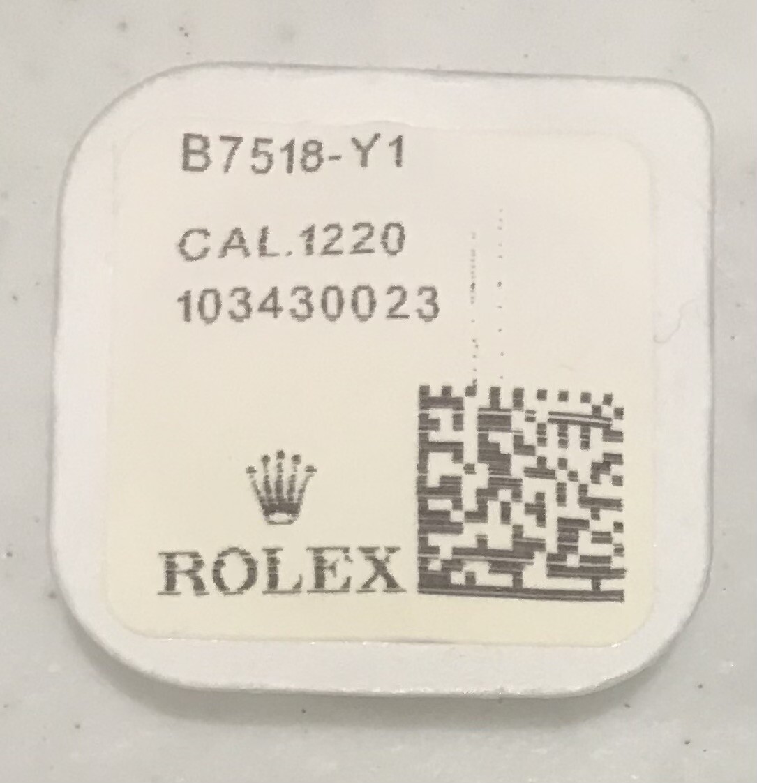 Rolex Calibre 1210 7518 Centre Second Pinion – New Sealed Package
