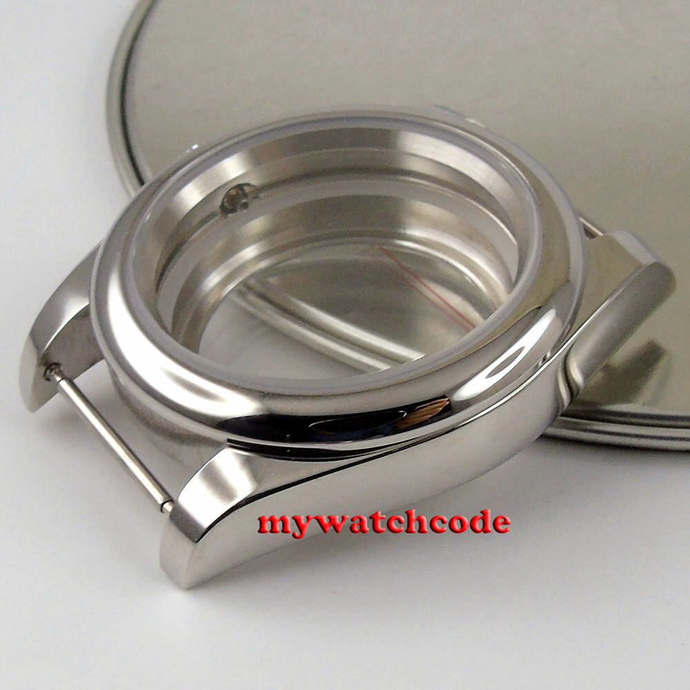 36mm Sapphire Glass Automatic Watch Case + bracelet Fit ETA 2824 8215 NH35 NH36