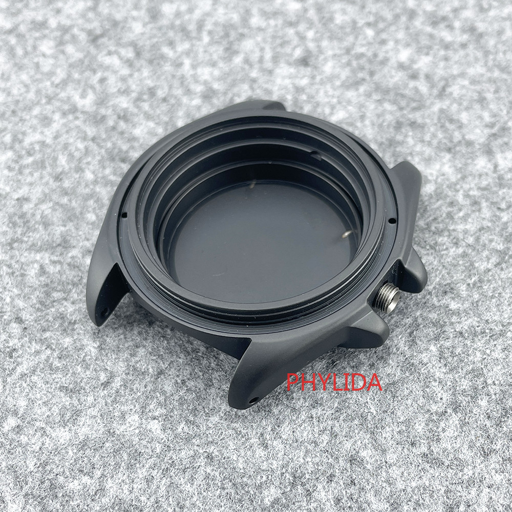 30ATM Crown at 3 SKX007/SRPD Matte Black Watch Case Mod Parts Case Back 316L SS