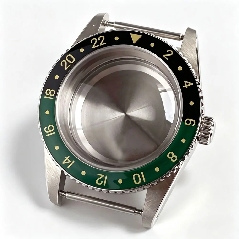 Tandorio 20ATM 38mm Mod NH34 NH35 Steel Diver Men Watch Case For NH35 NH36