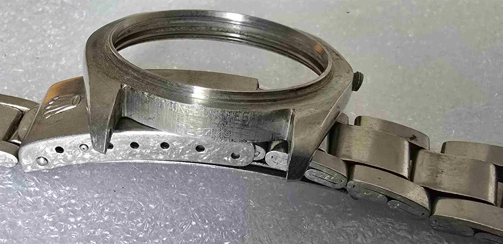 ROLEX TUDOR OYSTER Steel Case/Bracelet/End Links. Ref: 9051/0 7835/357. For Part