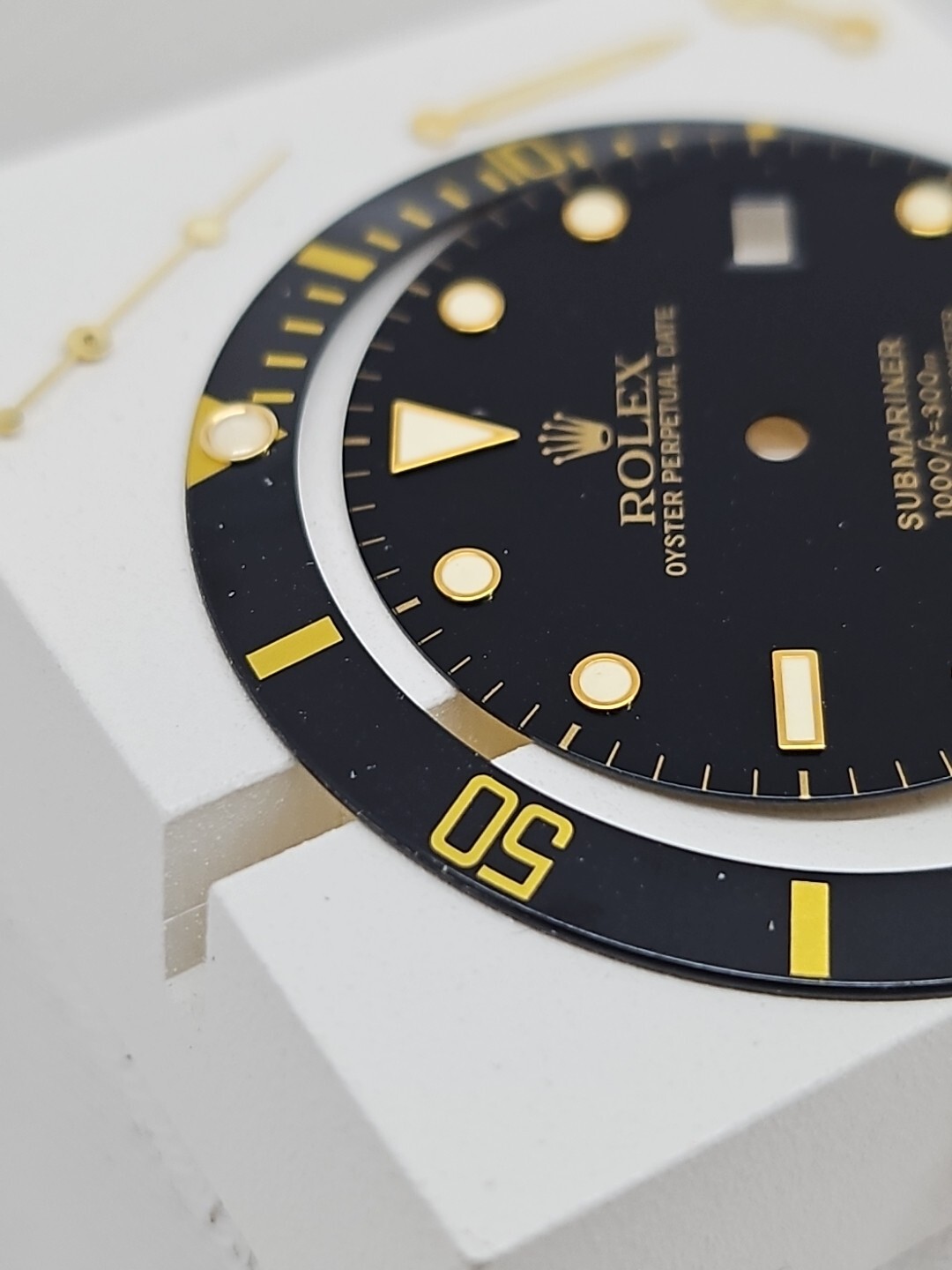 Rolex Dial , Insert ,Hands, Submariner 16808 ,Tritium, Glossy, New old Stock ,