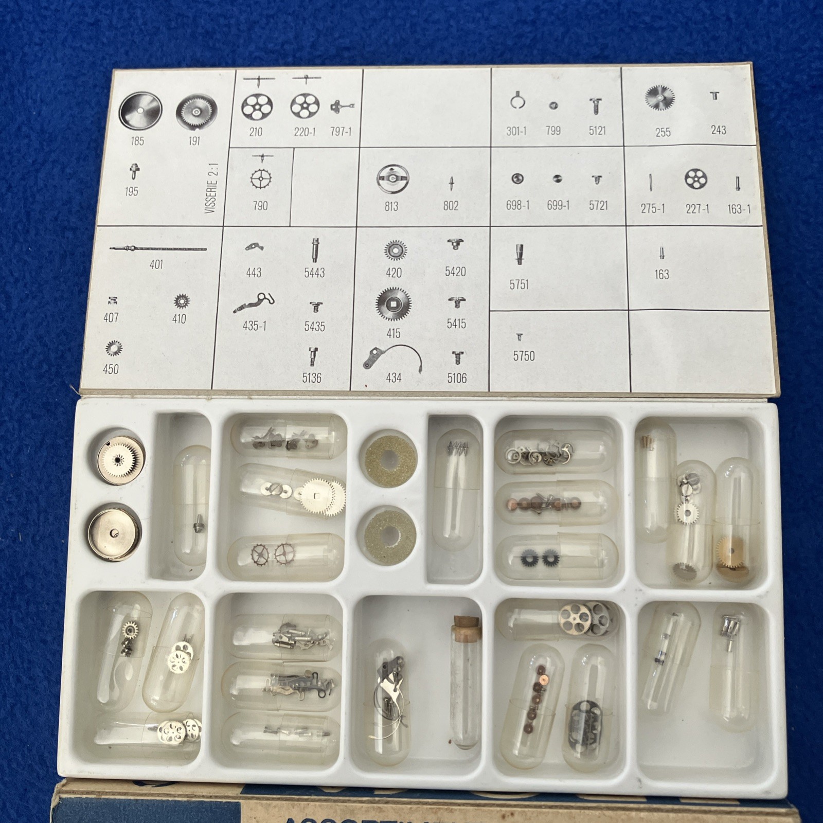 EBOSA Assortment of Spare Watch Parts Swiss Made, Please see pics