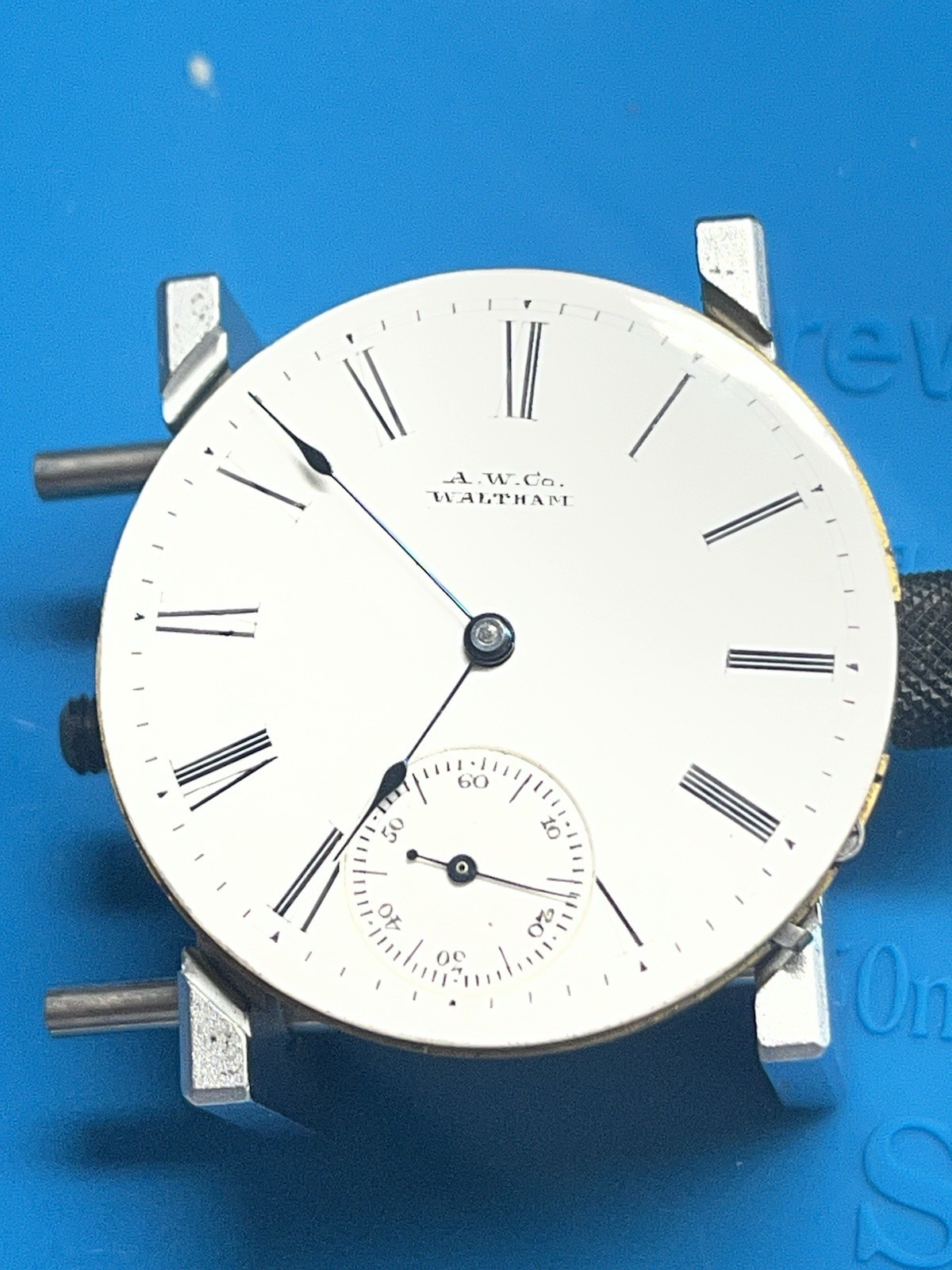 Waltham, Grade: A.W.W.Co. 6s 1873 15 jewels, Pocket Watch Movement. For Parts.