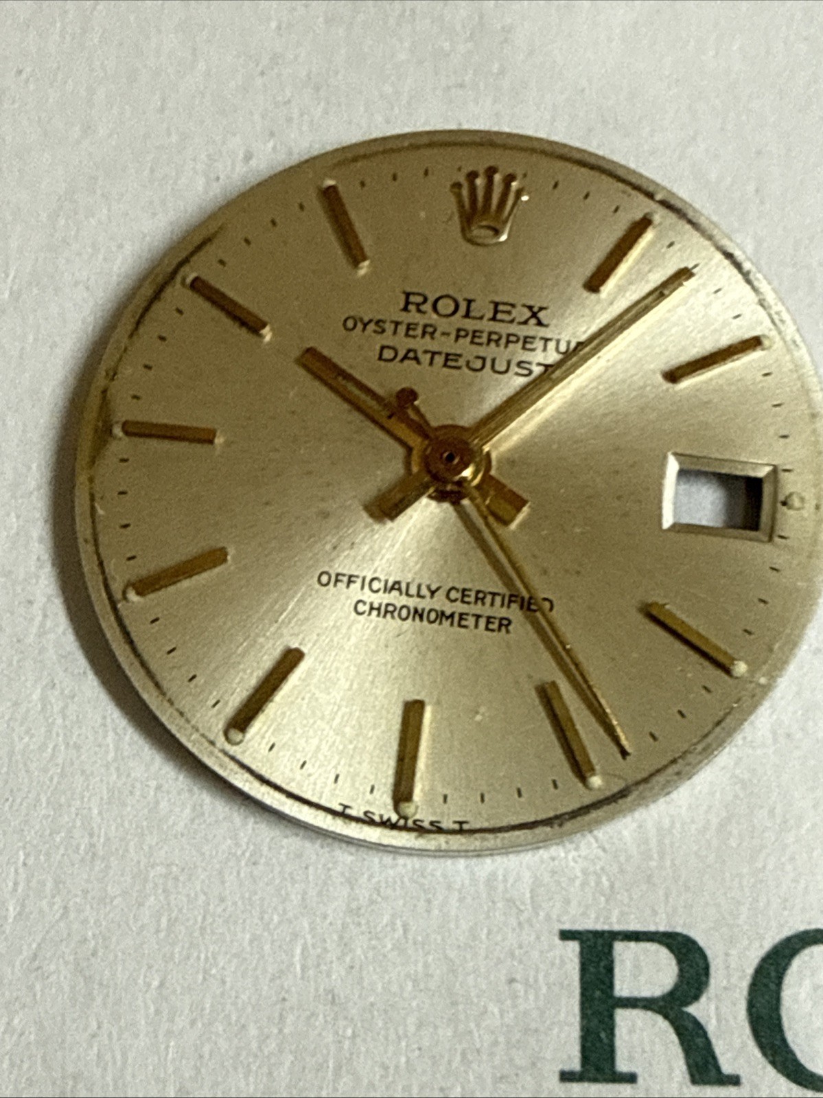 GENUINE Rolex 1130 1160 1161 1165 Silver Dial With Hands Perfect Condition