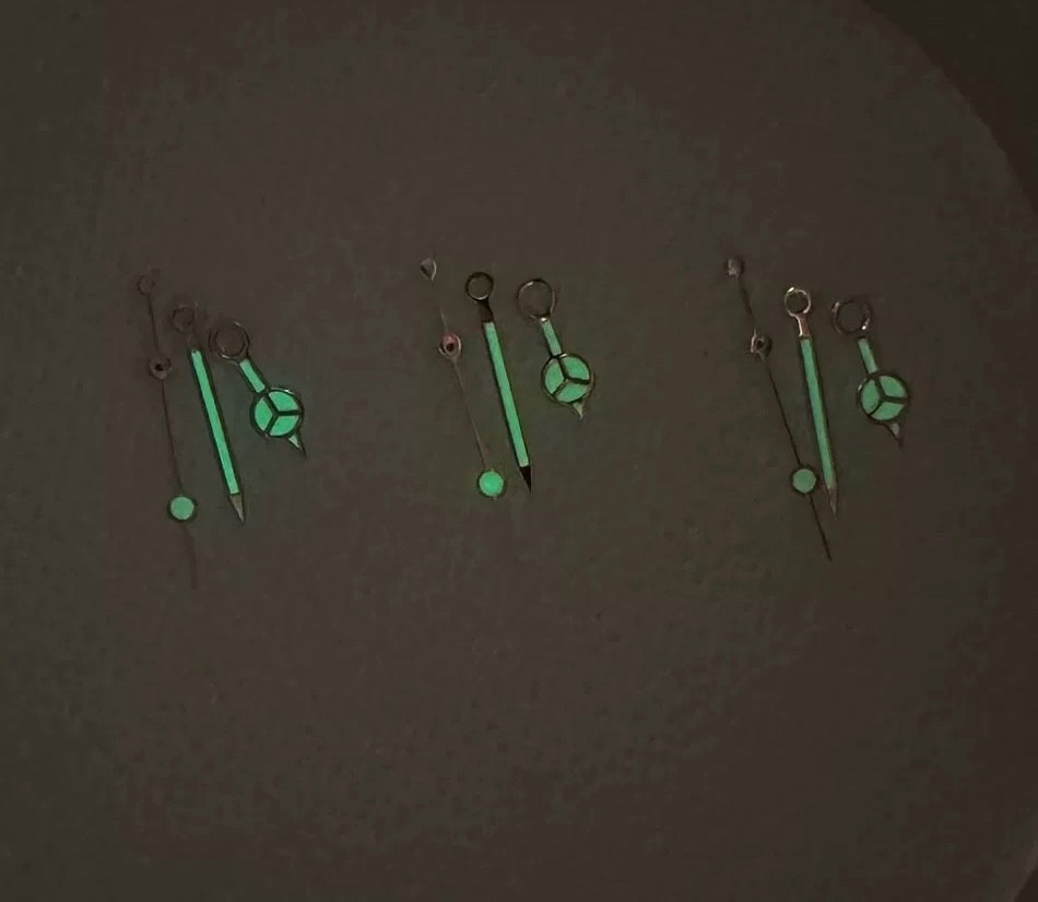 1 Set Luminous Watch Hand 7.75 x12x12.5mm For NH35 NH36