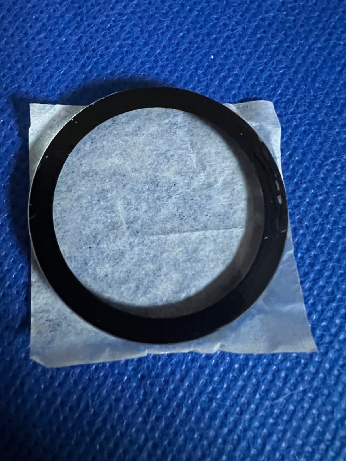 Omega original unused black 37mm Speedmaster bezel and glass 37mm 063TN5146TA