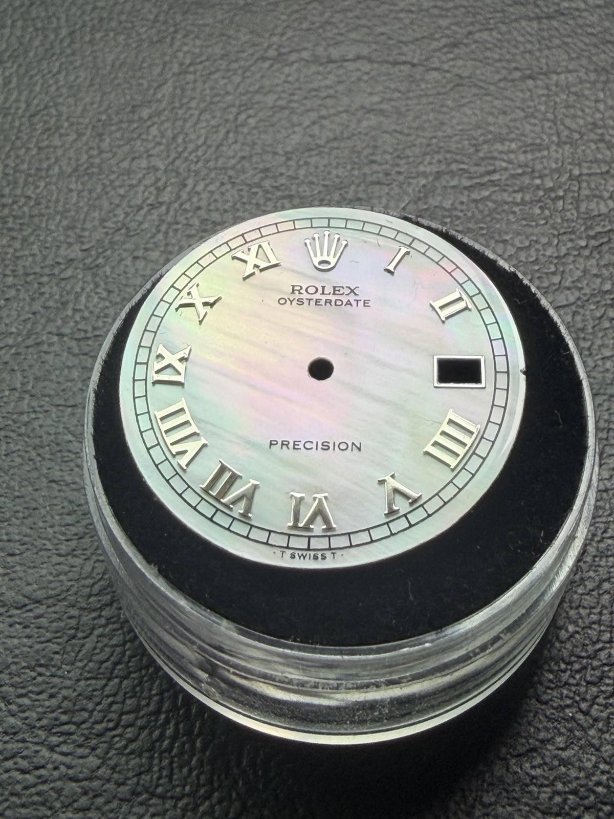 Rolex Dial Custom/ Refinished Mother Of Pearl Dial Oyster Date 6694