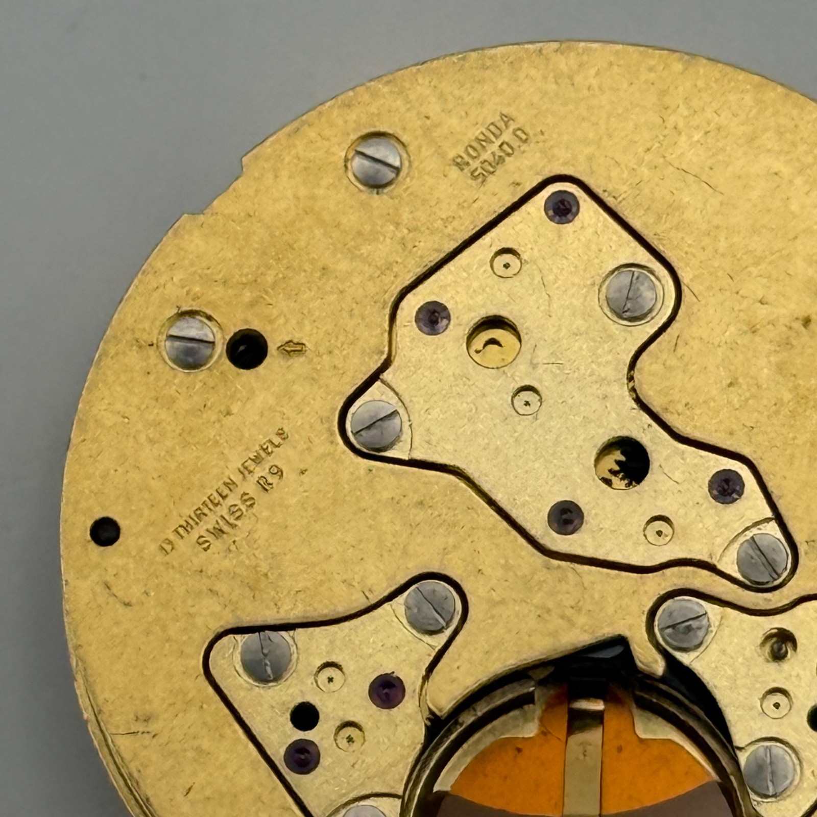 Ronda 5040.D Watch Movement Quartz Swiss R9 13 Jewels Parts Repair Spares 28.3mm