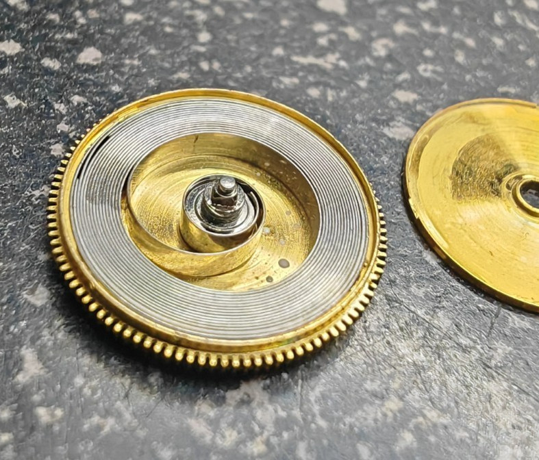 GENUINE Audemars Piguet barrel, mainspring for caliber 3120 damaged