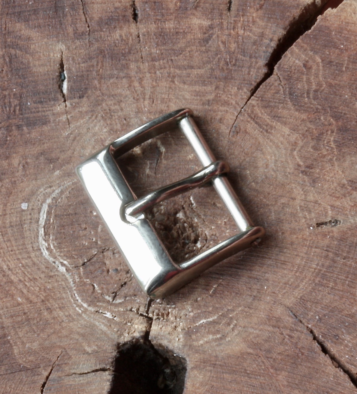 1950s old stock vintage watch buckle Stainless Steel 16mm inner opening