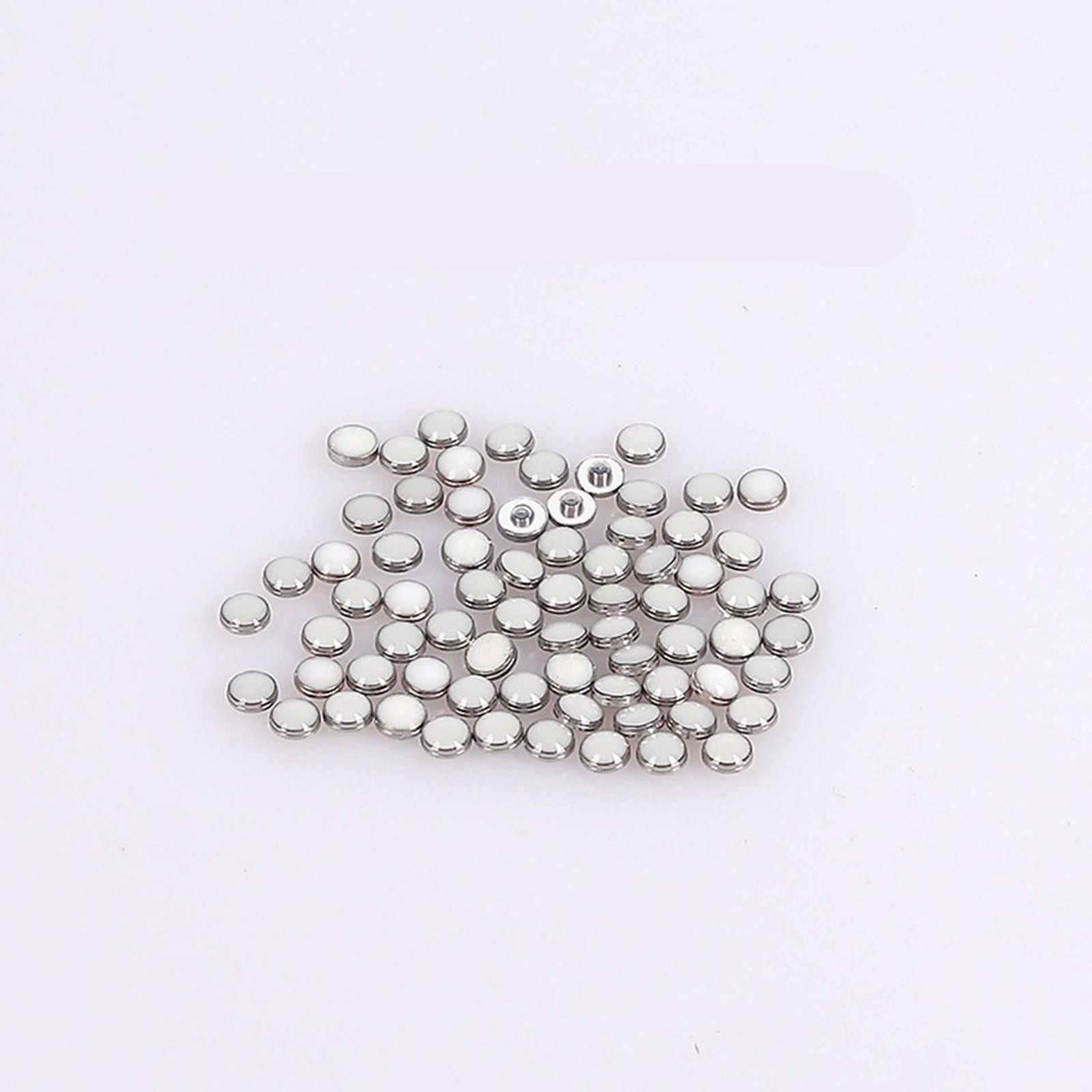 10* 2mm Pearl luminous green blue pip bezel insert Dot Silver gold watch Reapir