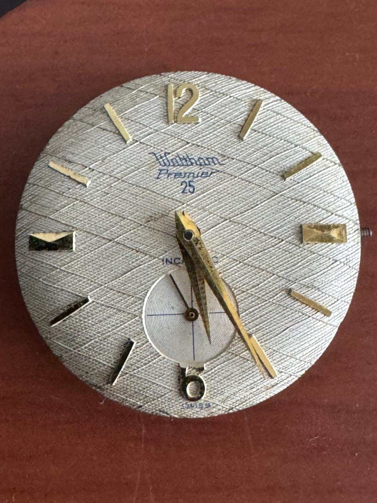 VINTAGE MEN’S WALTHAM WRIST WATCH MOVEMENT CAL. AS 1123 KEEPING TIME 25 JEWEL