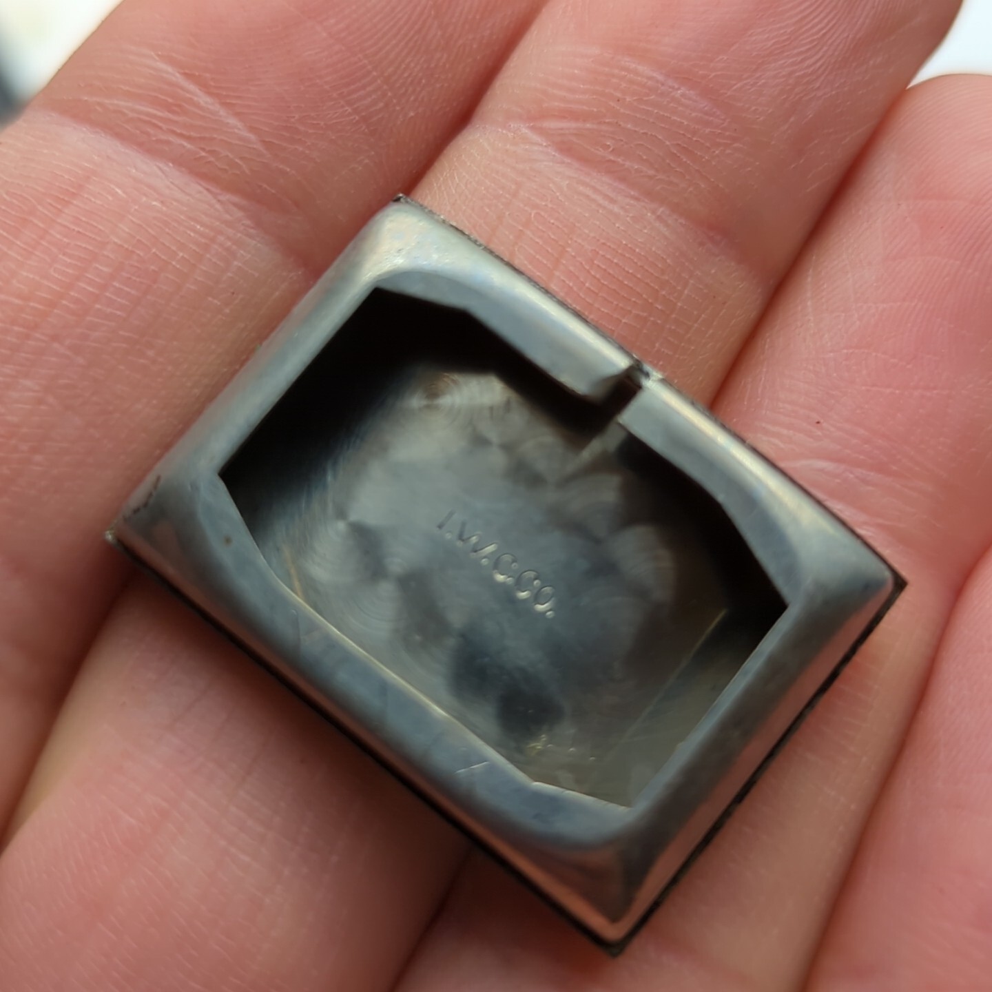 Illinois Watch Case Co Curved NOS Tank Watch Case 20.6mm x 30mm (T223)
