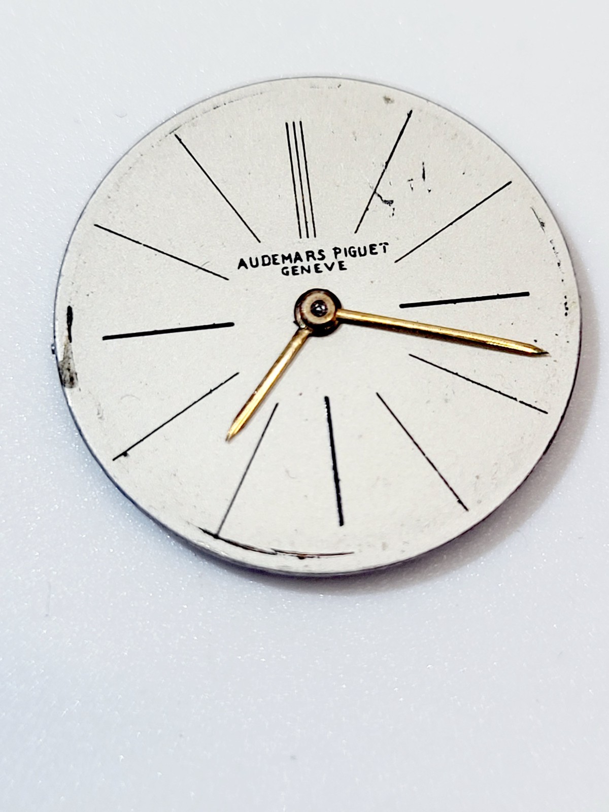 Genuine Audemars Piguet Cal 2001 Movement 18K Gold Witht Crown Hands For Parts
