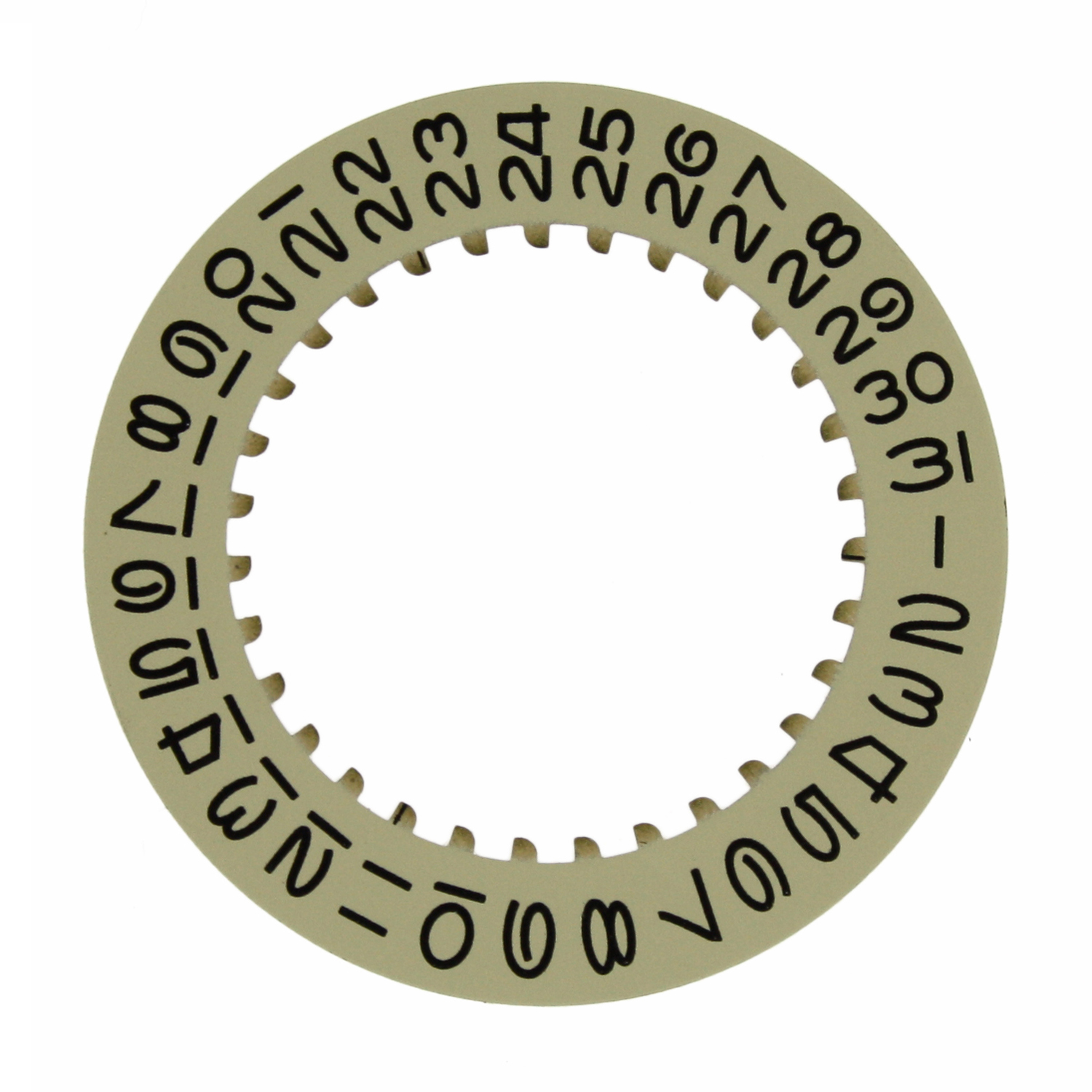 Calendar Date Dial Disc to fit Rolex Caliber 3035 Champagne color