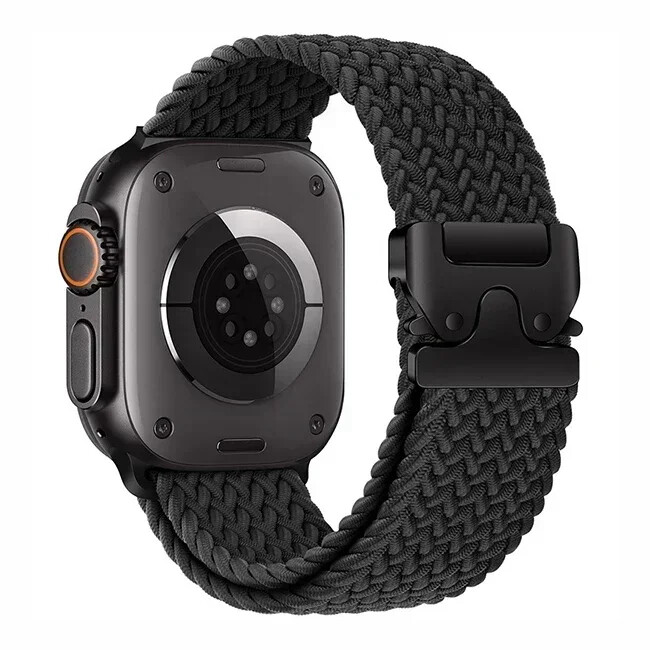 Parachute Nylon Strap for Apple Watch Ultra 49mm 45mm 44mm – Breathable & Strong