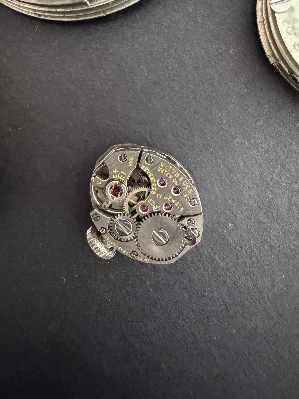 Vintage Lot of 4 Pocket & 1 Swiss Wrist Watch Movements Elgin Waltham Hampden