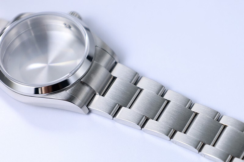 Vintage Oyster 36mm Case Sapphire Glass For NH36 Movement Quick release