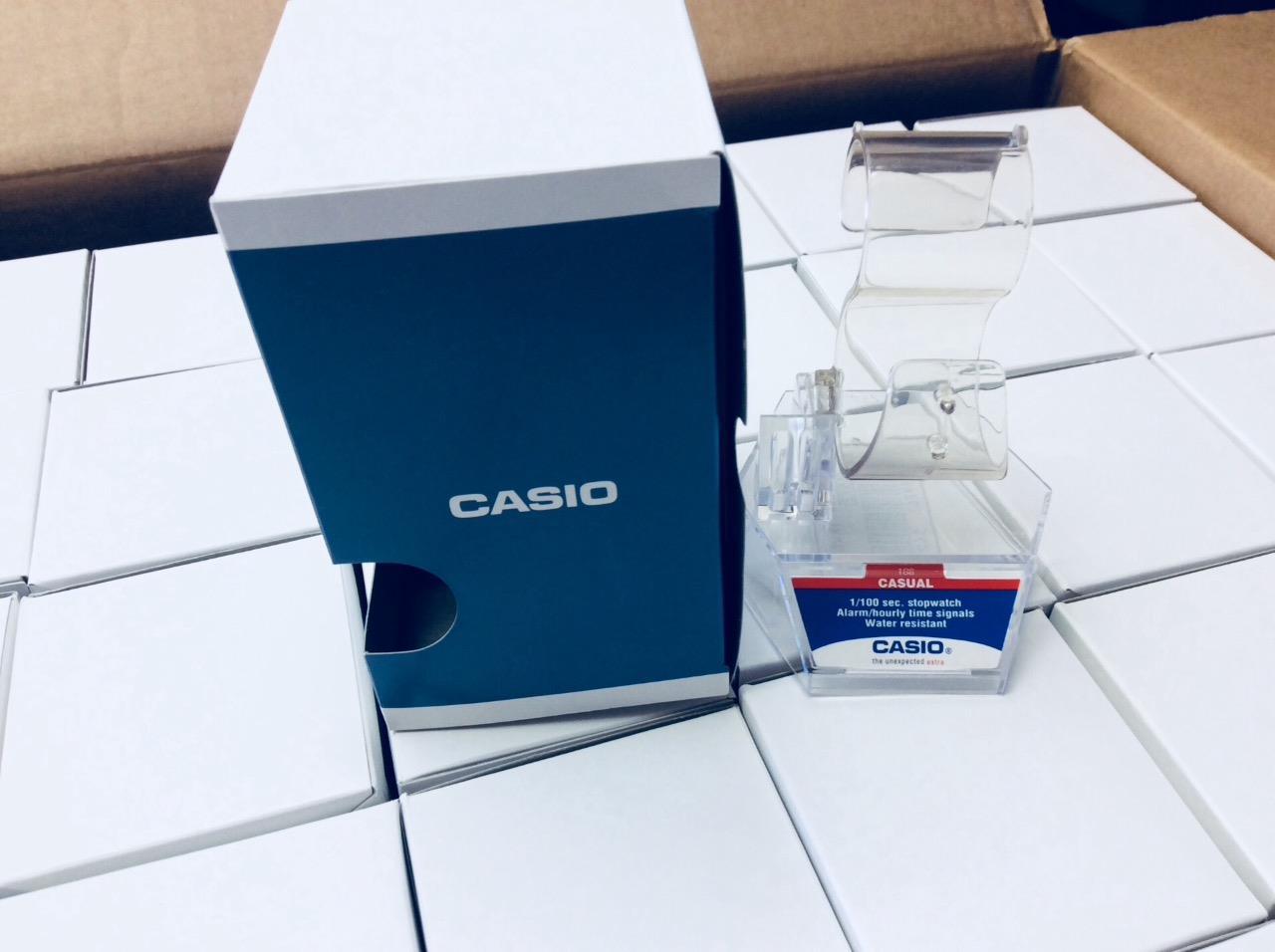 50 New Casio Display Watch Box-Blue Gift Box Watch Cradle OEM BOX Classic vintag