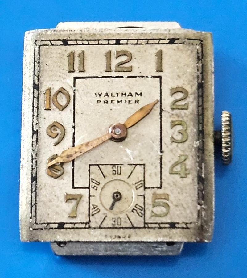 WALTHAM 750 17J Watch Movement (REMOVED FROM GOLD CASE/BALANCE RUNS) lot125