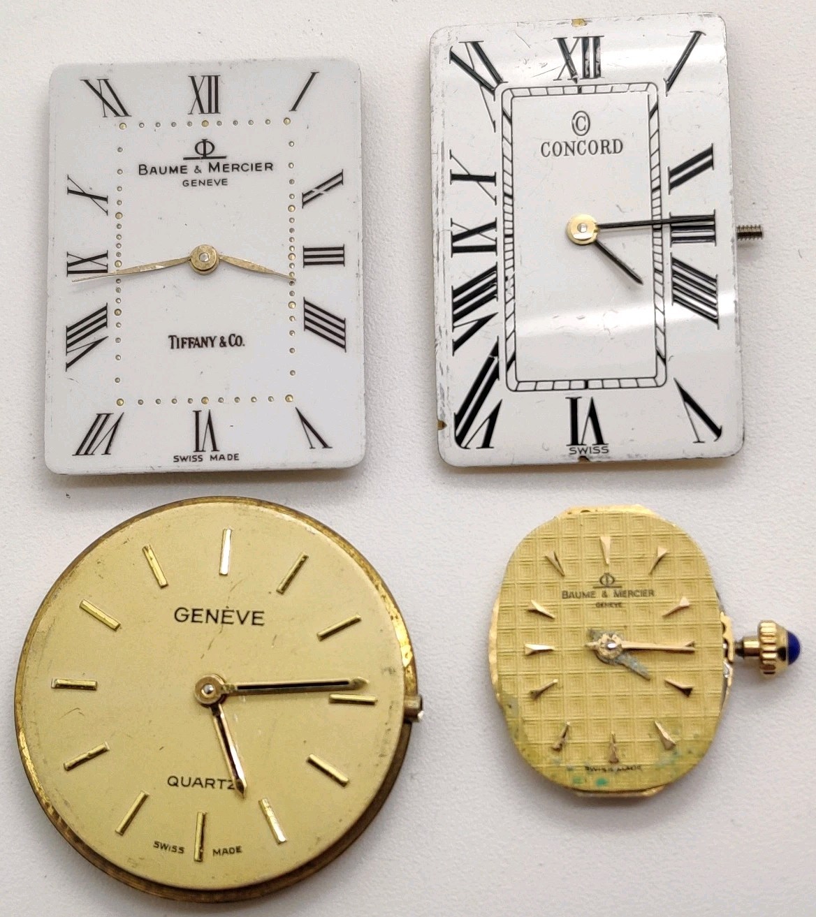 Tiffany & Co. Baume Mercier ETA 279.001 976.001 quartz movements For Repair