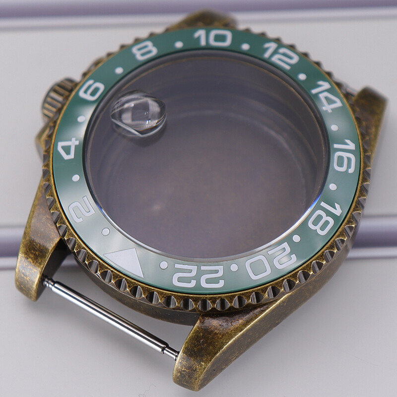 Bronze 40mm Retro Watch Cases Accessory stainless steel For Seiko nh35 Movement