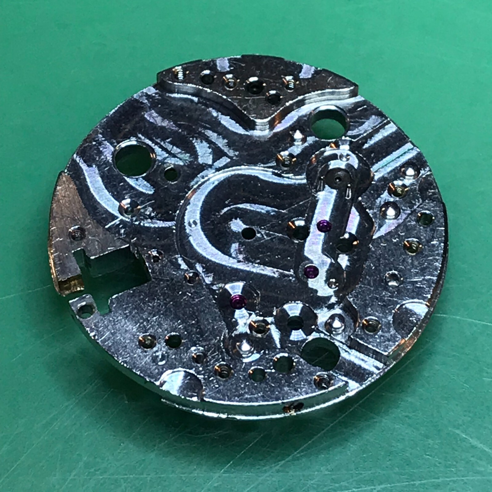 Enicar AR 410-412 Base Main Plate Original Watch Parts T567