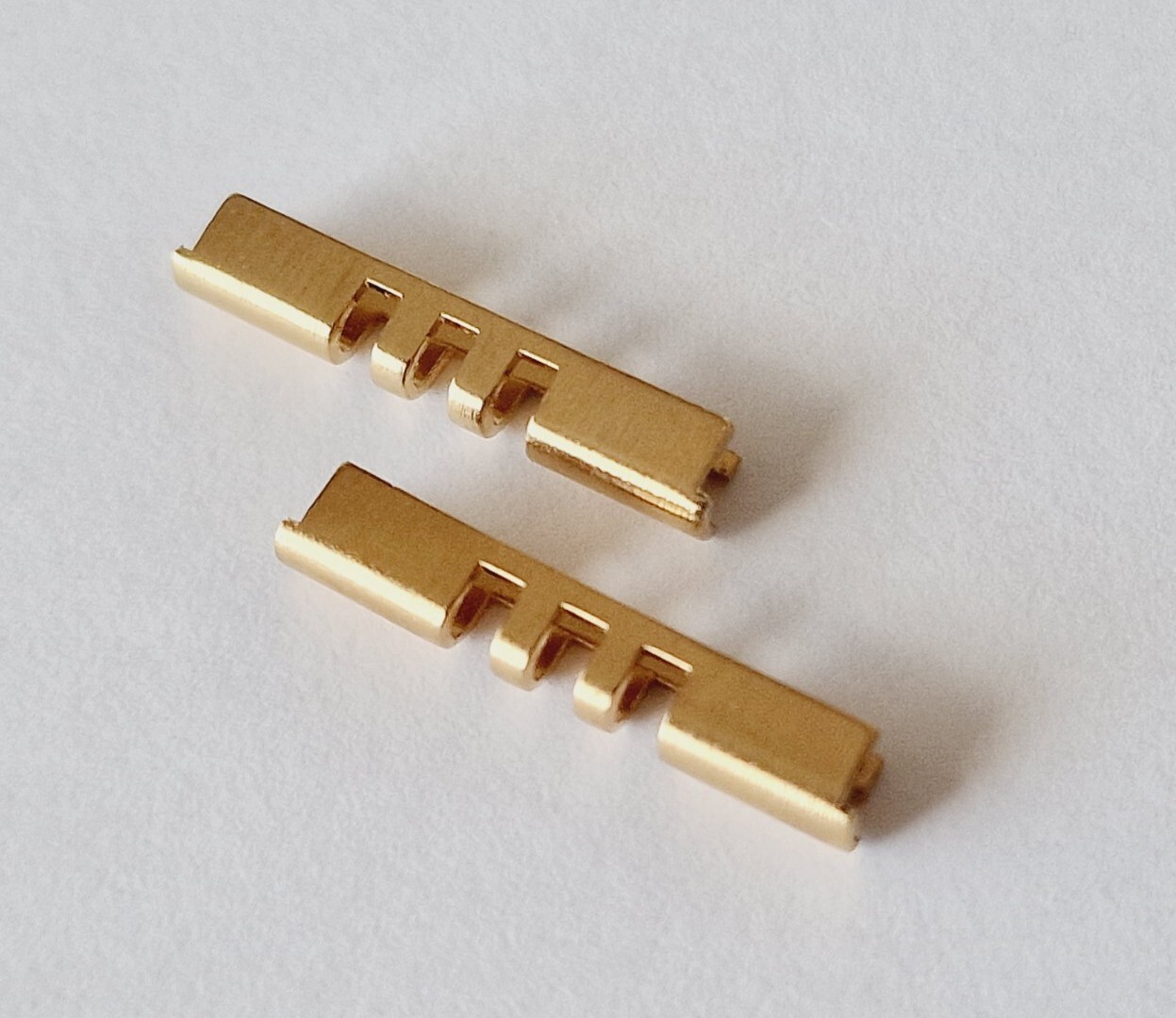 Omega Bracelet End Piece/Link Gilt Reference 717 Genuine (x2)