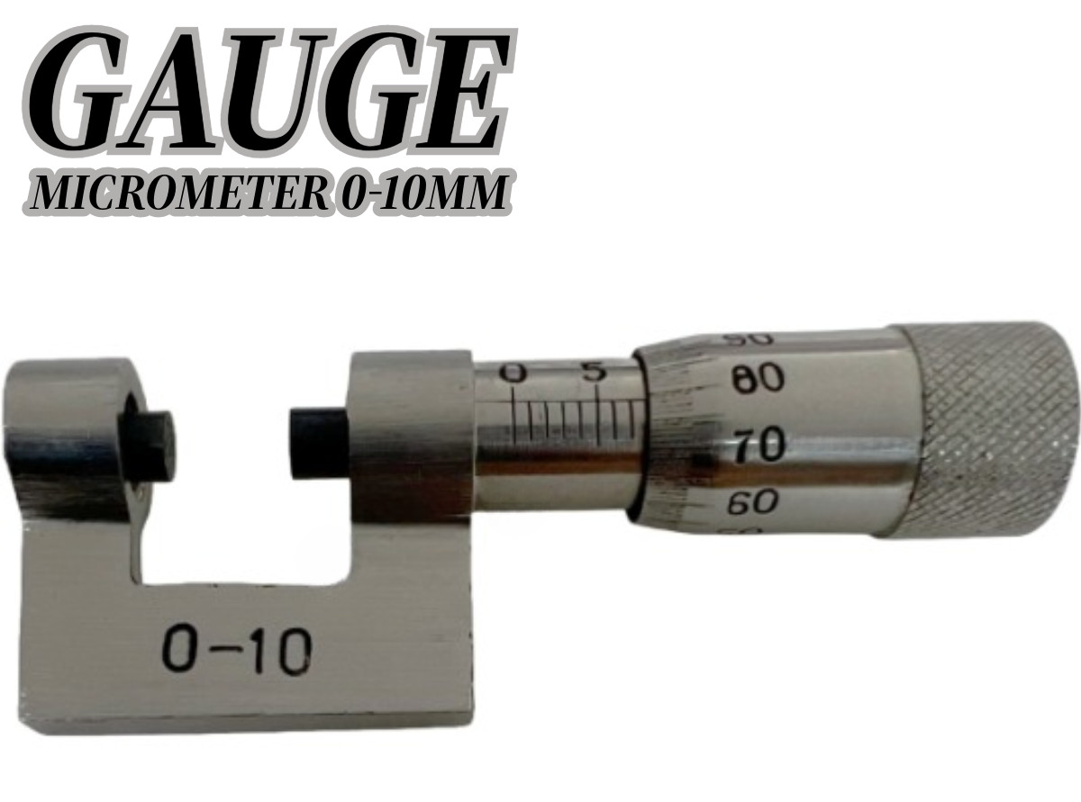 Mini Micrometer 0-10mm Small Gauge Micrometer Pocket Size Metric
