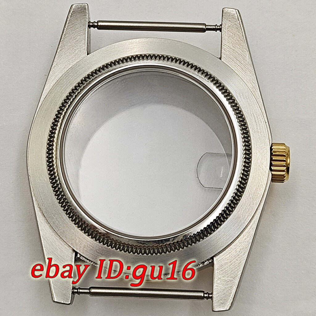 36mm 39mm watch case gold silver fit NH35 NH36 Miyota 8215 ETA 2824/2836 DG2813