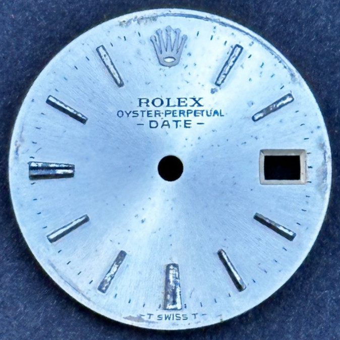 Vintage Rolex Oyster Perpertual Date Watch Dial For 26mm Case 6517 6519 6917
