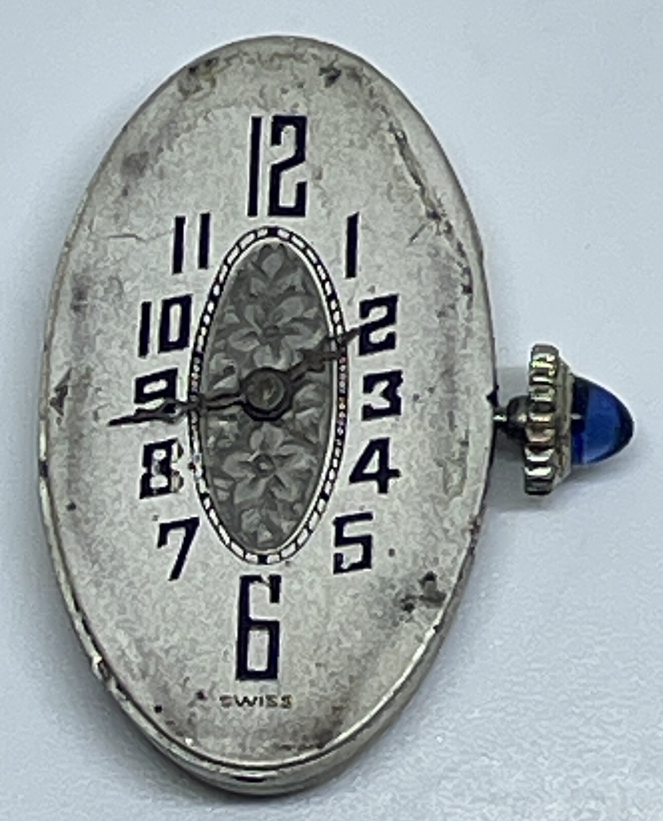 JW CHOPARD MOVEMENT Swiss 16 Jewels 3 Adjustments Does Not Run/For Parts