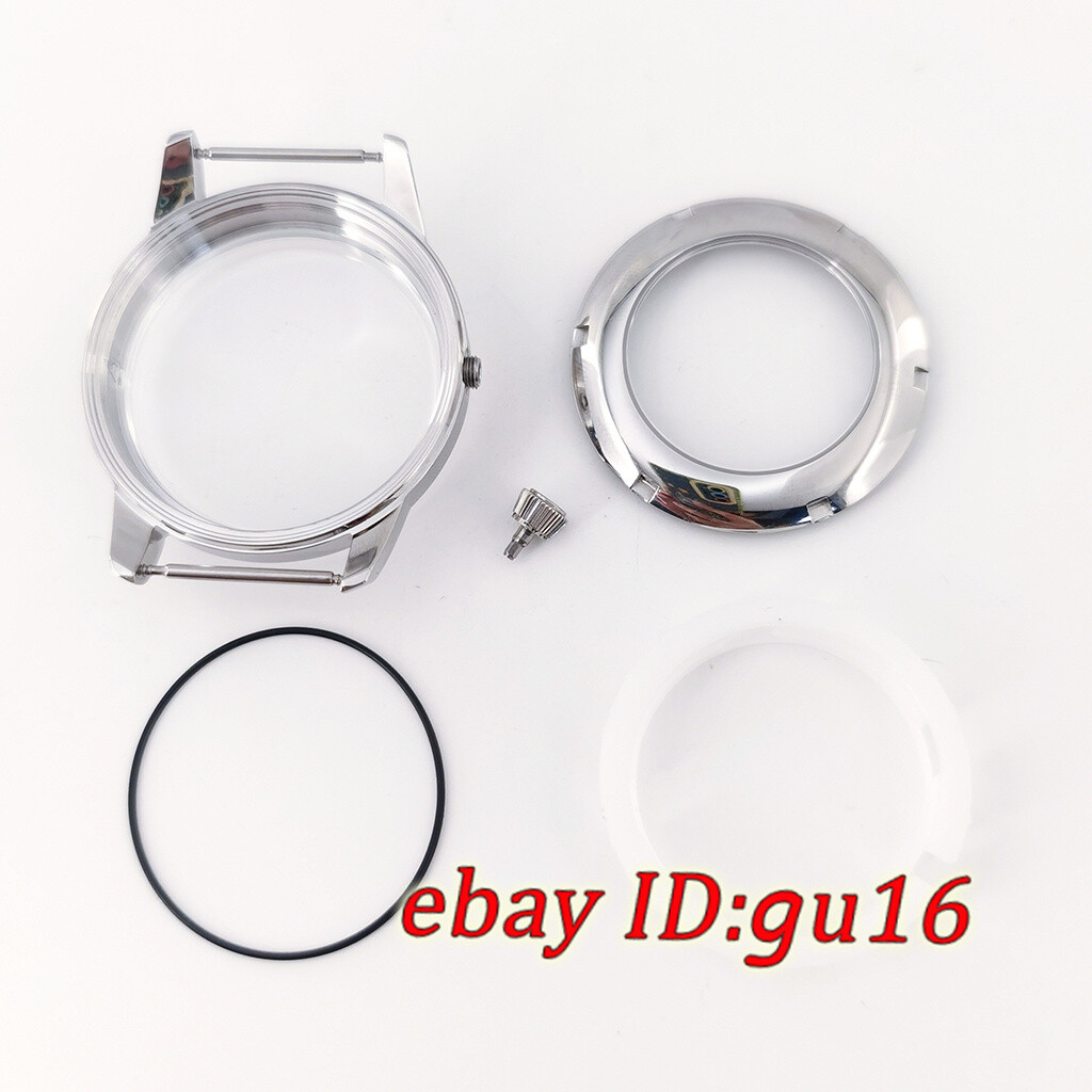 40mm NH35 Bubble Watch Case Silver fit NH35 NH36 NH38 NH70 NH72 movement