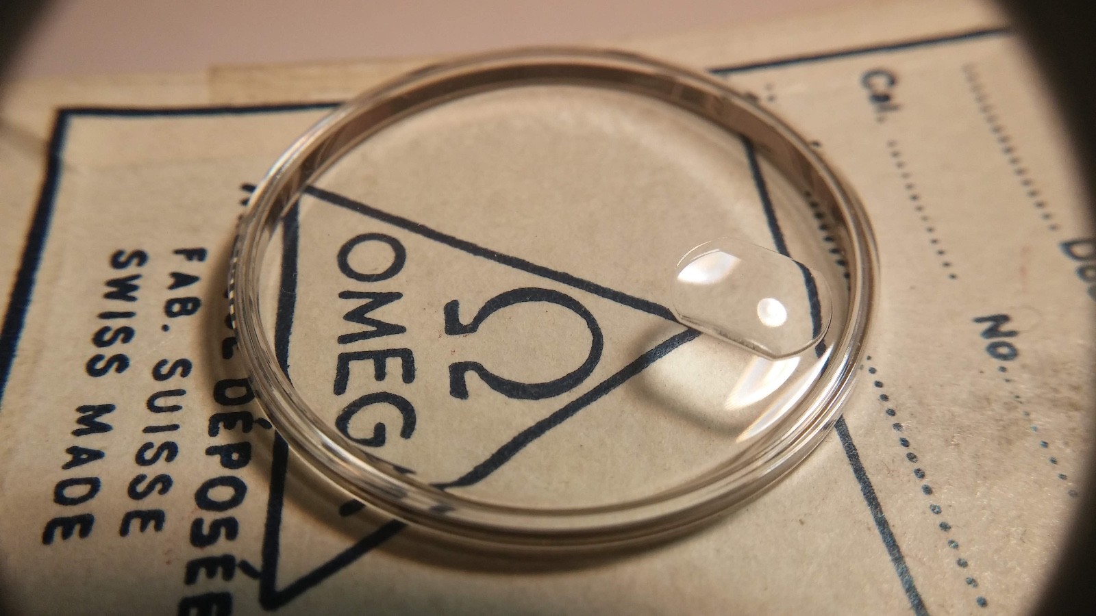 Unbranded Omega Crystal with date window, Steel/WHITE ring 03 30.80×3.9mm