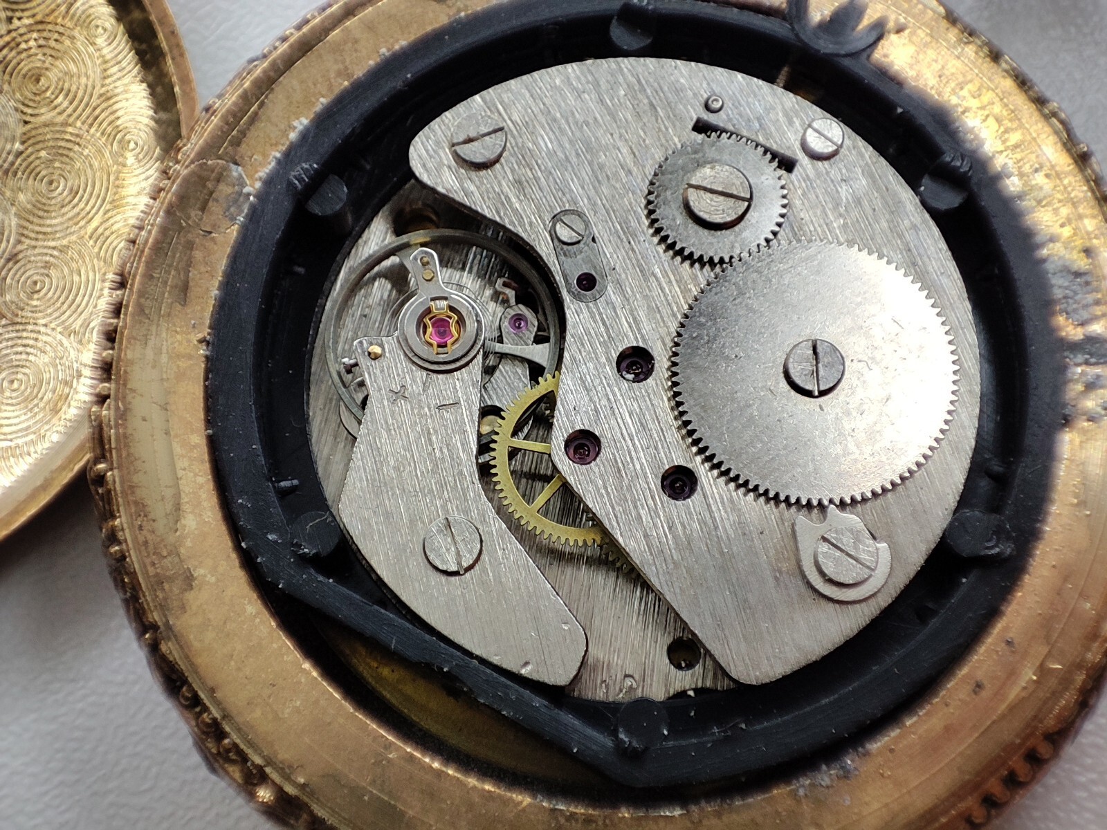 train pocket Watch Jean Paul – 46.5 mm for parts and spares