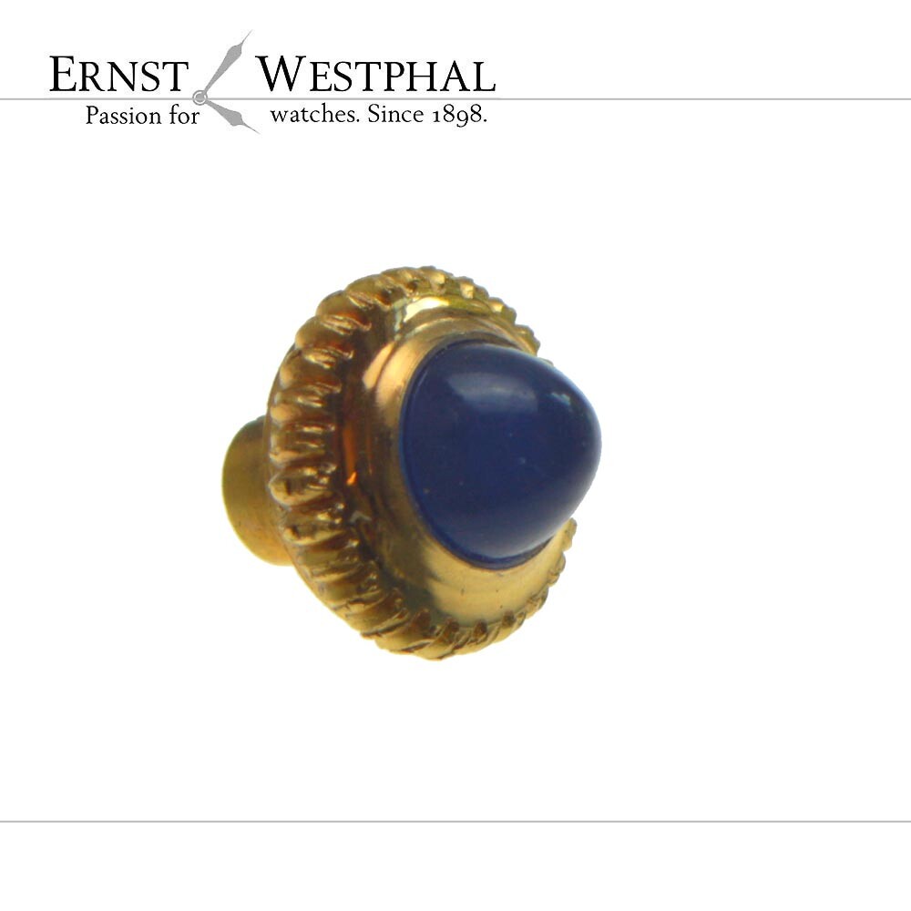Genuine CARTIER pusher 65100500002 with blue gemstone